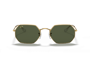 Gafas de Sol Ray-Ban Octogonal RB3556 Lentes Verdes Logo Dorado