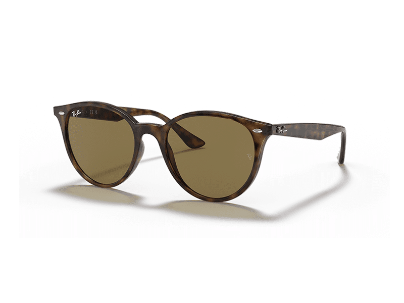 Gafas de Sol redondas Ray-Ban RB4305 710-73 color habano