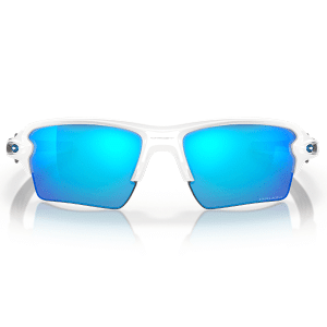 gafas oakley flak 2.0 xl oo9188 94 blancas lentes prizm sapphir