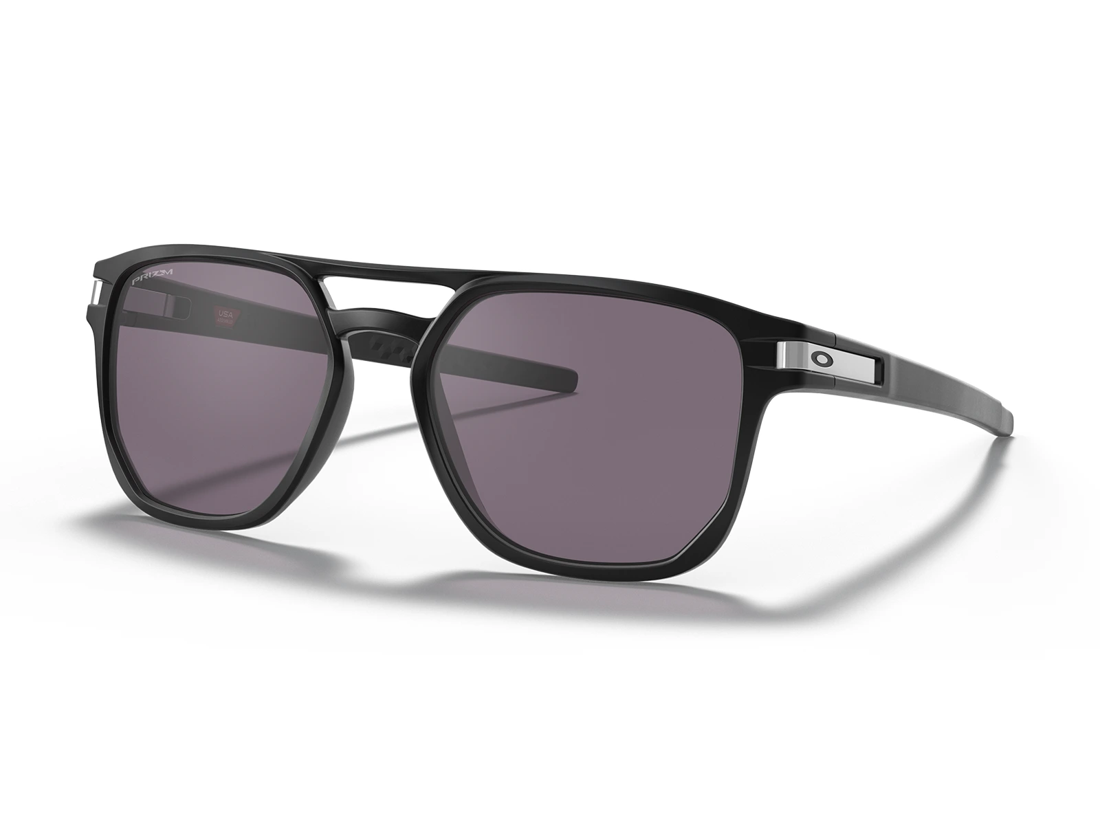 Gafas de sol originales Oakley Latch Beta OO9436 01 marco negro mate y lentes color gris con tecnología Prizm