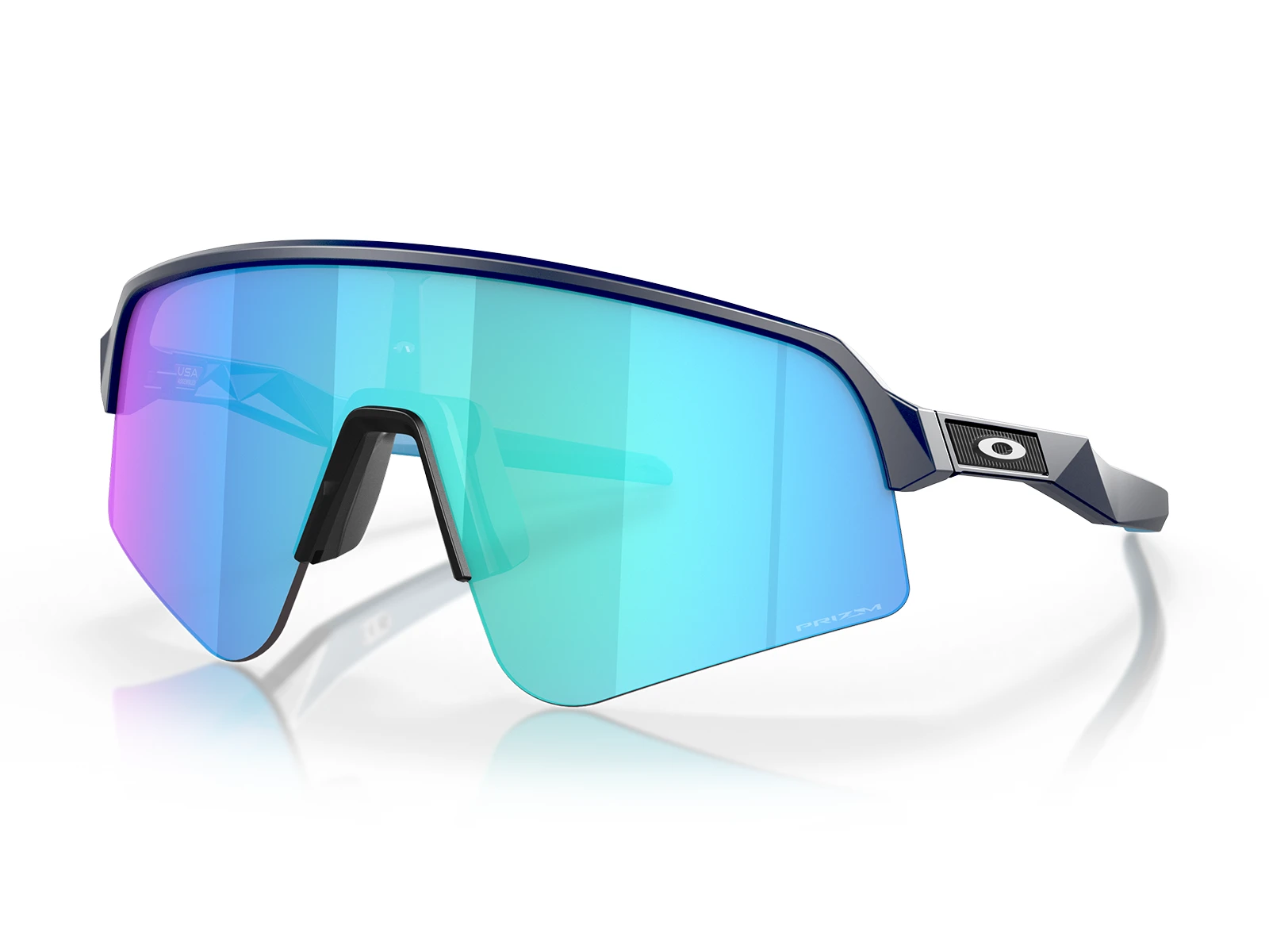 Gafas deportivas originales Oakley Sutro Lite Sweep OO9465-05 marco azul, lentes prizm sapphire