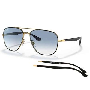 Varillas repuesto ray-ban rb3683 color negro con dorado