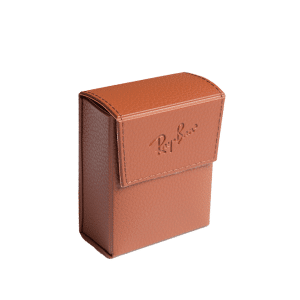 estuche ray ban plegable miel