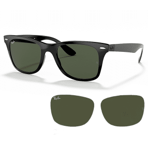 lentes de repuesto ray ban wayfarer liteforce rb4195 verde g15