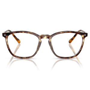 Montura Gafas para hombre Vogue vo5614 3186 marco habano amarillo en acetato y varillas en metal vista frontal