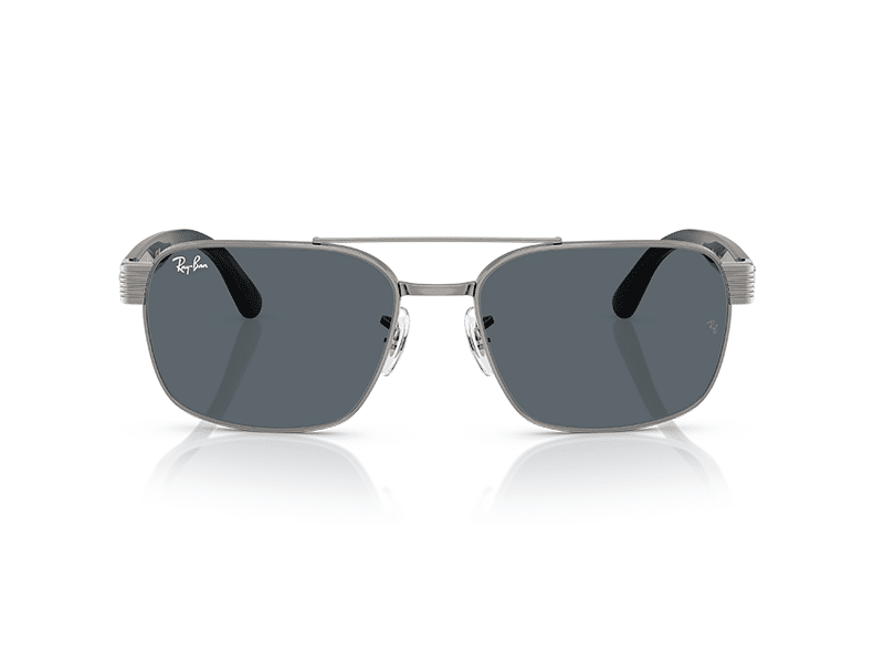 Gafas de sol Ray-Ban RB3751 004-R5 Marco Gris Plomo Lentes color azul