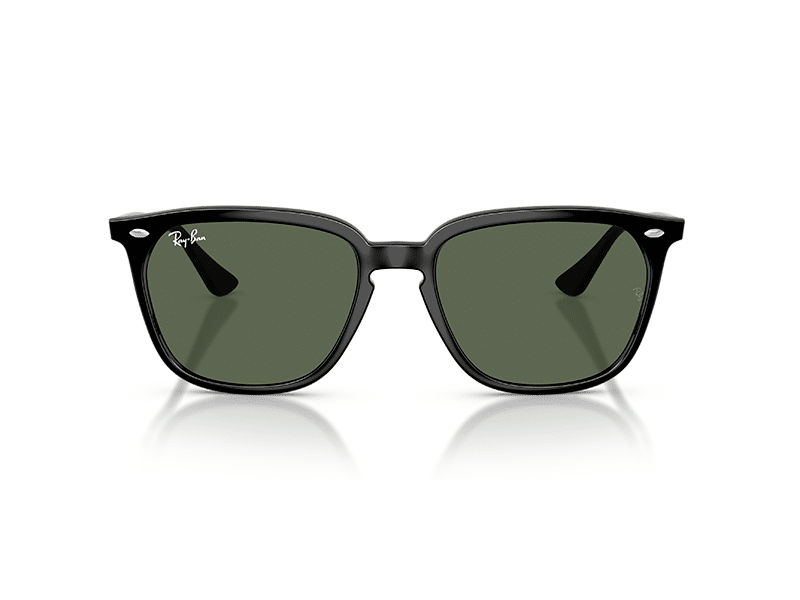 Gafas de sol Ray-Ban RB4362 601-71 Unisex Marco negro lentes verde
