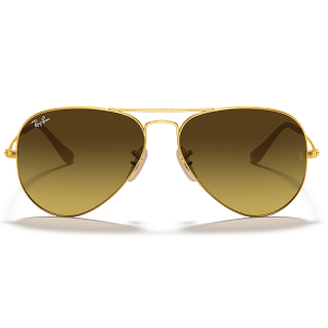 Gafas de sol Ray-Ban Aviador RB3025 112/85 Lente color marrón degradé tamaño 55 mm
