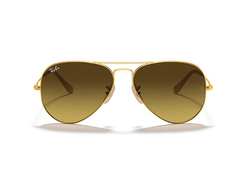 Gafas de sol Ray-Ban Aviador RB3025 112/85 Lente color marrón degradé tamaño 55 mm