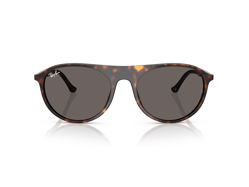 Gafas de sol Ray-Ban RB2215 902 B1 Marco Habano lentes color gris