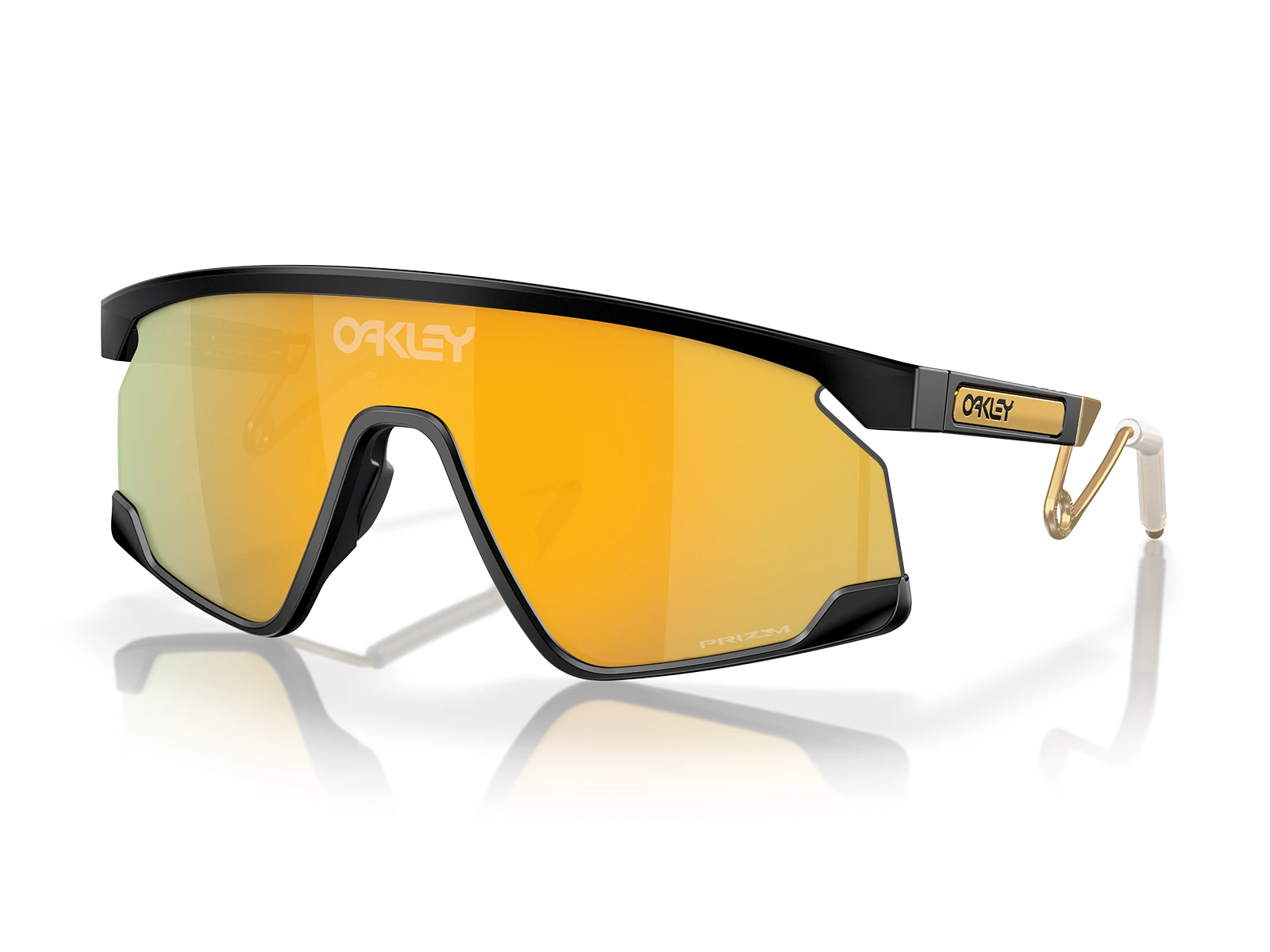 Gafas de Sol Oakley Bxtr Metal referencia OO9237-01 con marco negro y lentes dorados Prizm 24K