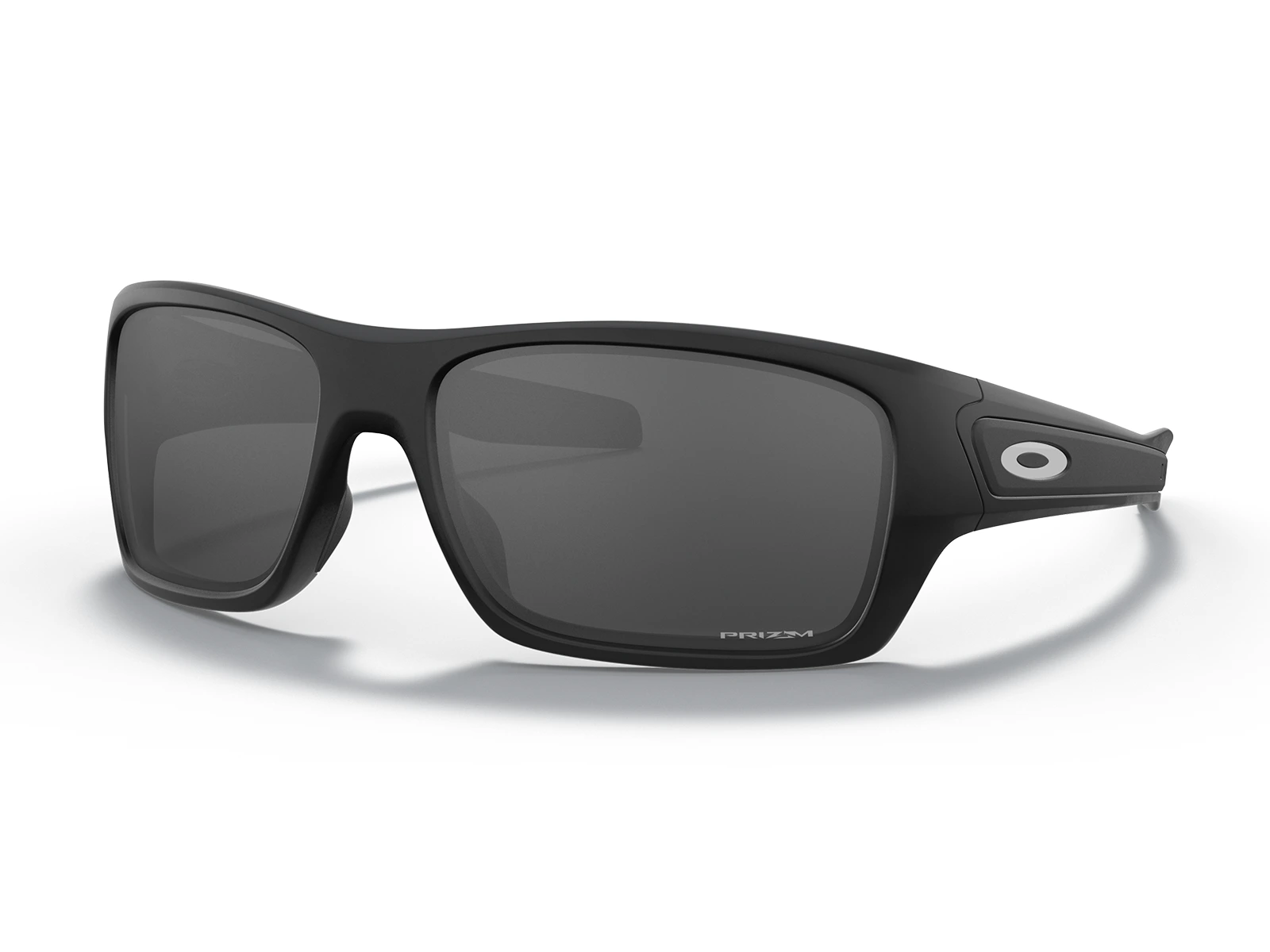 Gafas de sol originales Oakley Turbine OO9263 42 marco negro y lentes negros con tecnología Prizm