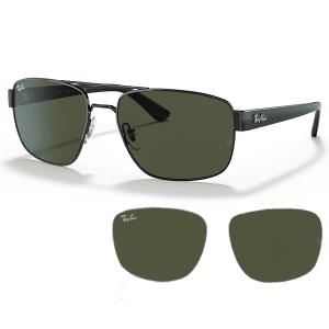 Lentes Repuesto Ray-Ban Originales RB3663 002-31 Color Verde G15