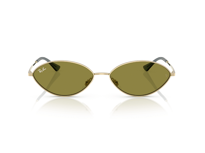Gafas de sol Ray-Ban Kai RB3757 9213-2 marco dorado lente verde