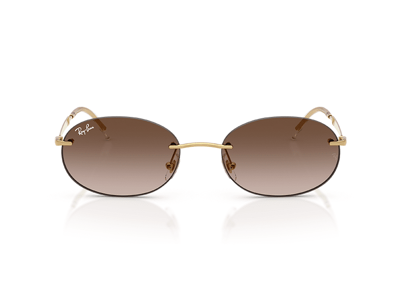 Gafas de sol Ray-Ban sin marco RB3767 001-13 lentes color marrón degradé