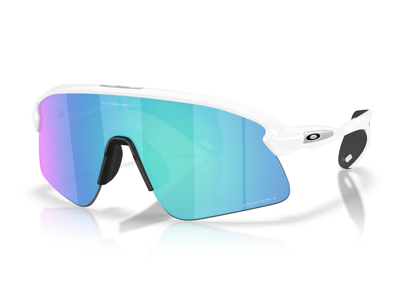 Gafas de sol Oakley Stunt Devil OO9517 04 lentes Prizm Sapphire y marco blanco