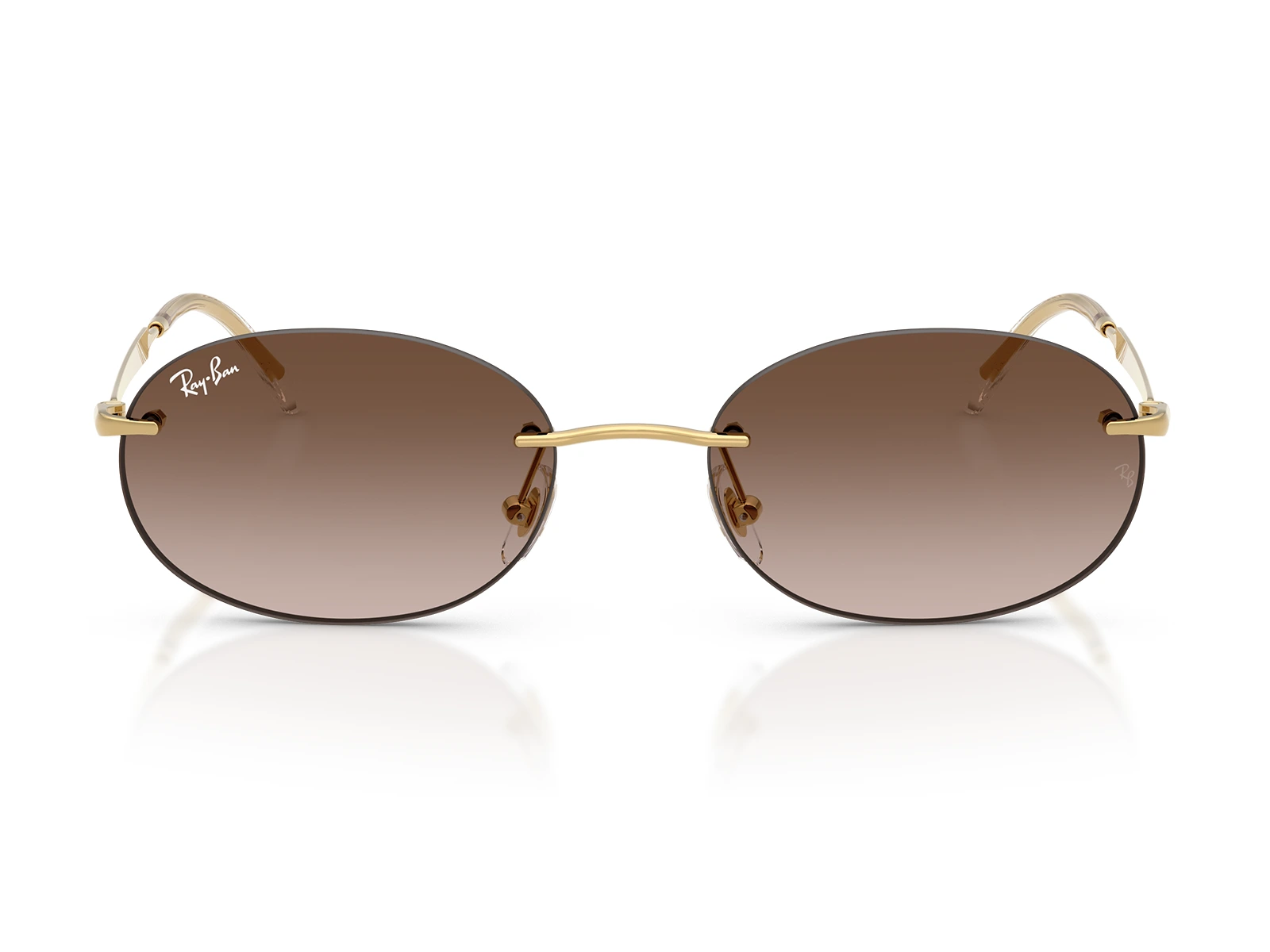 Gafas de Sol originales Ray-Ban RB3767 001/13 sin marco, lentes color café degradé