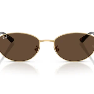 Gafas de Sol Ray-Ban RB3774D 001/73 marco dorado metálico, lentes color marrón
