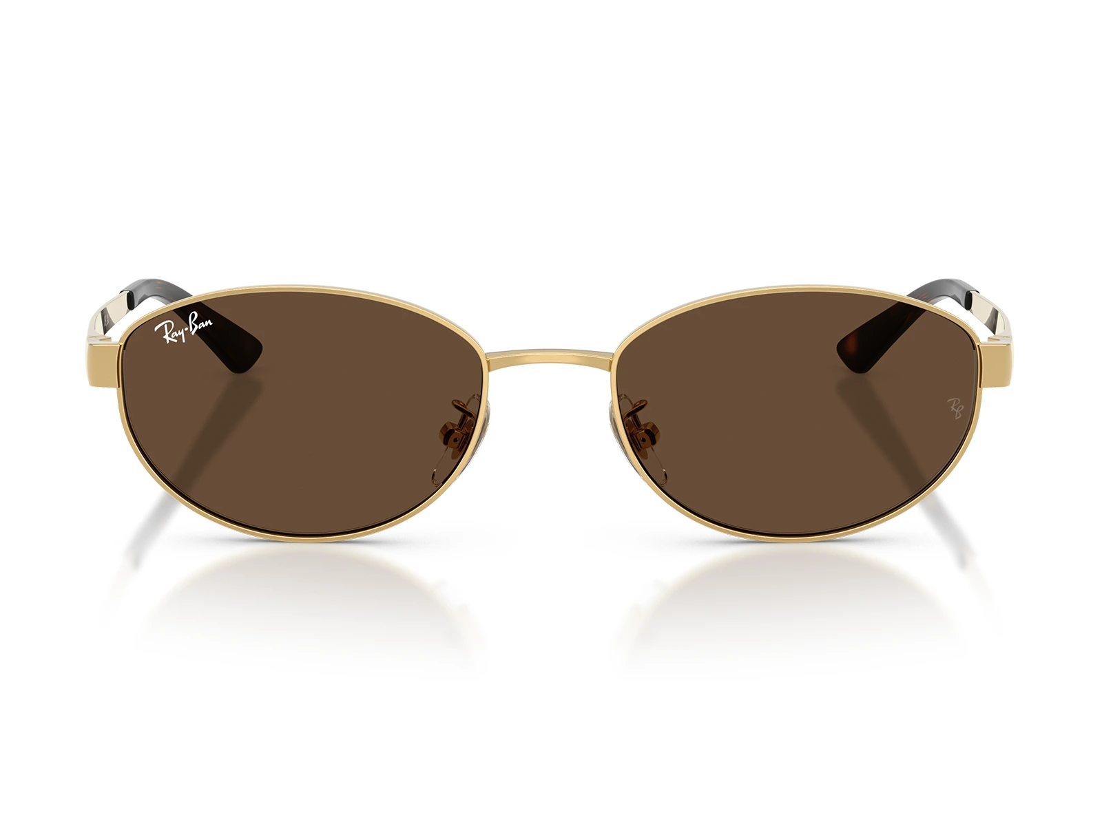 Gafas de Sol Ray-Ban RB3774D 001/73 marco dorado metálico, lentes color marrón