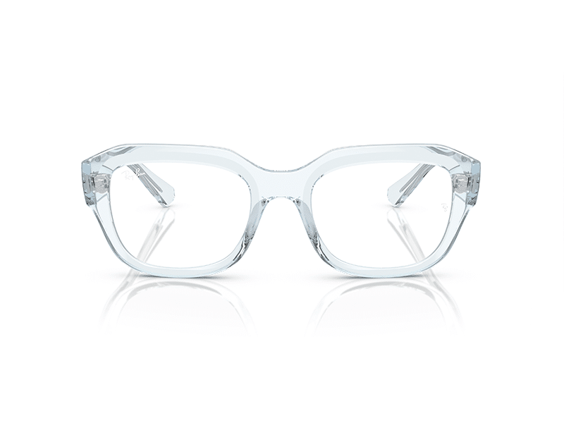 Montura de gafas Ray-Ban Leonid RB7225 8319 Marco azul traslúcido