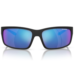 Gafas de sol Arnette Fastball 2.0 AN4242 251125 marco negro y lentes color azul con tratamiento espejado