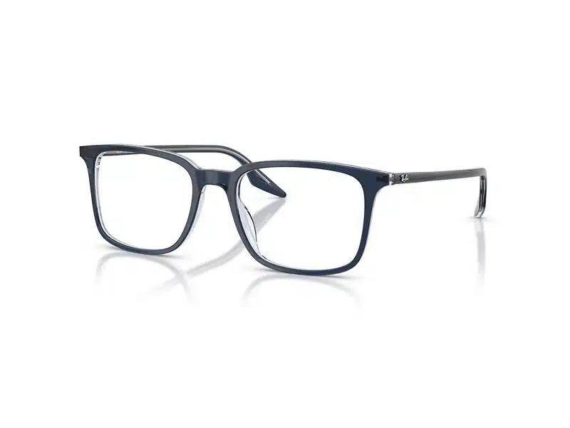 Gafas Ray-Ban RB5421 8324 azules sobre traslúcido