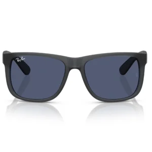 Gafas de sol Ray-Ban Justin originales RB4165 687380 marco gris lentes azules.