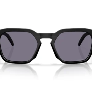 Gafas de Sol Oakley Hstn sq OO9533 01 marco negro mate y lentes gris prizm