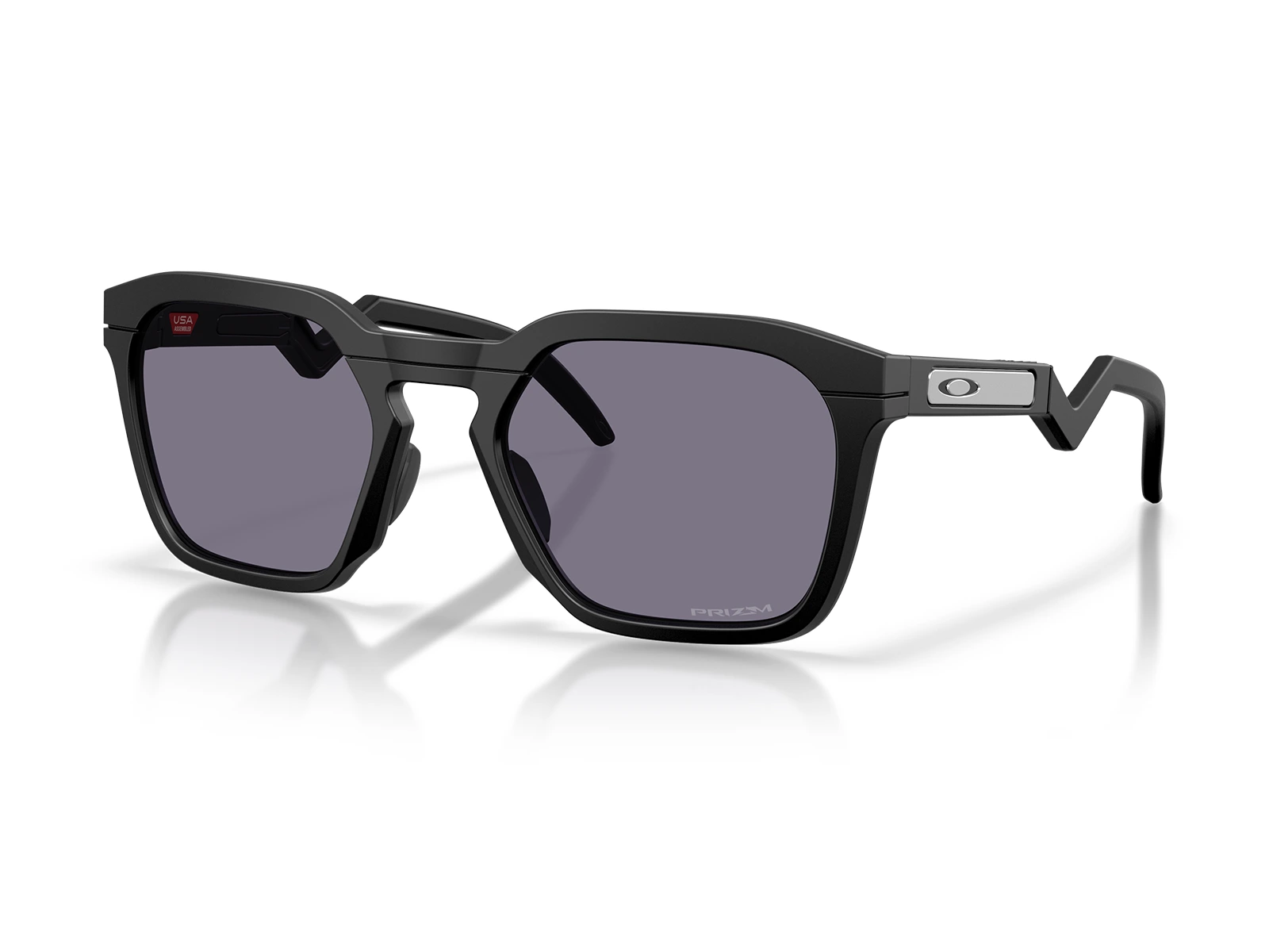 Gafas de Sol Oakley Hstn sq OO9533 01 marco negro y lentes prizm grey