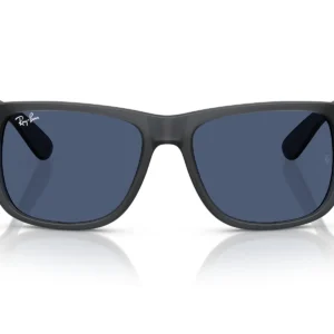 Gafas de Sol Ray-Ban Justin RB4165 687380 Vista Frontal con lentes color azul oscuro
