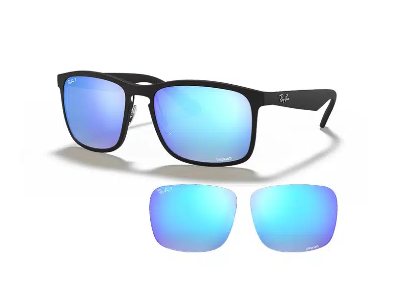 Lentes de Repuesto Gafas Ray-Ban RB4264 Azul Polarizados Chromance