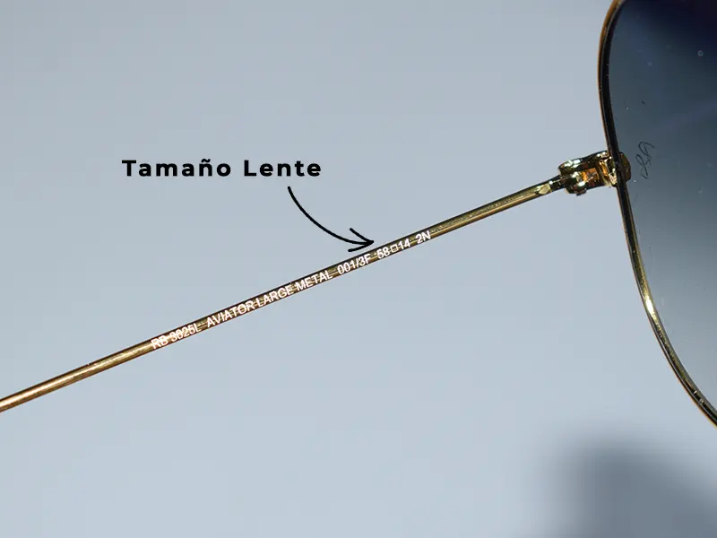 varilla referencia ray ban rb3025