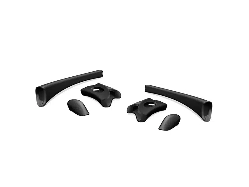 Kit Almohadillas Nasales y gomas para las varillas de las gafas oakley Flak Jacket OO9009 color negro