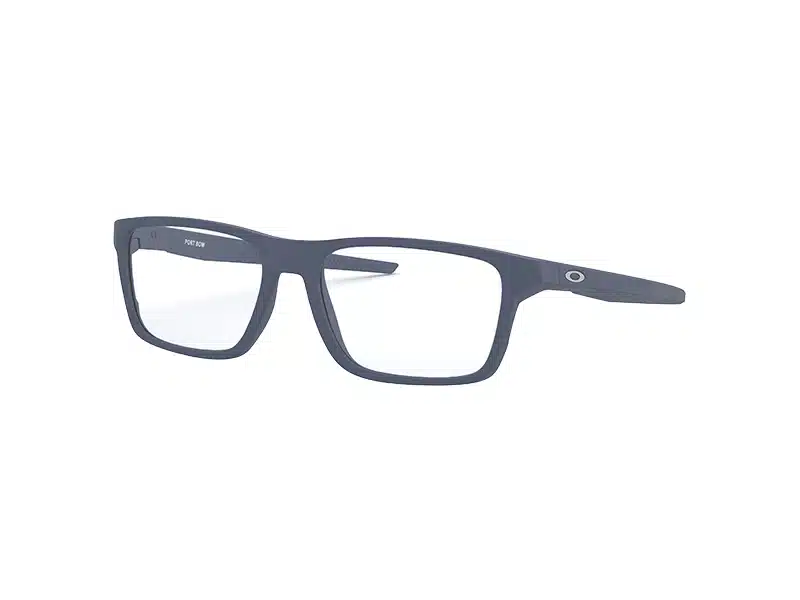 Monturas para ver rectangulares Oakley Port Bow OX8164 03 marco color azul mate