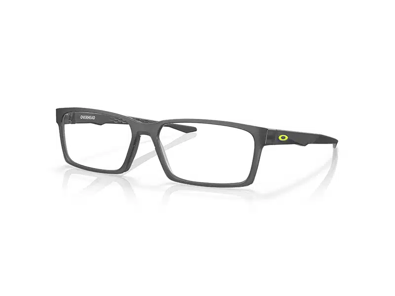Gafas oftálmicas para hombre Oakley Overhead OX8060 02 color gris vista diagonal