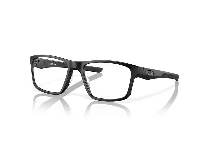 Montura Oftálmica cuadrada Oakley Hyperlink OX8078 01 marco color negro