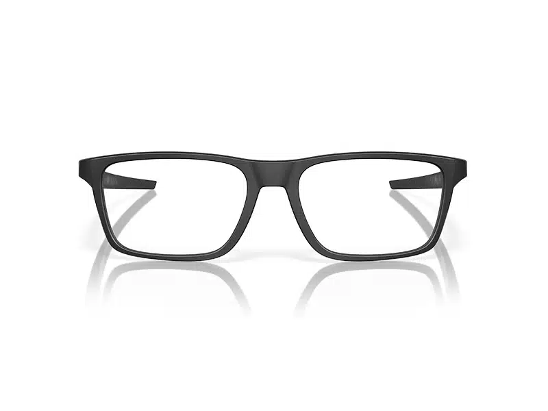 Gafas Oftálmicas rectangulares Oakley Port Bow OX8164 01 color negro satinado