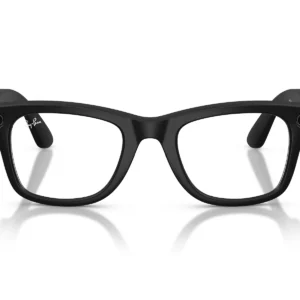 Gafas Ray-Ban Meta Wayfarer RW4012 601SSB marco negro mate y lentes transparentes