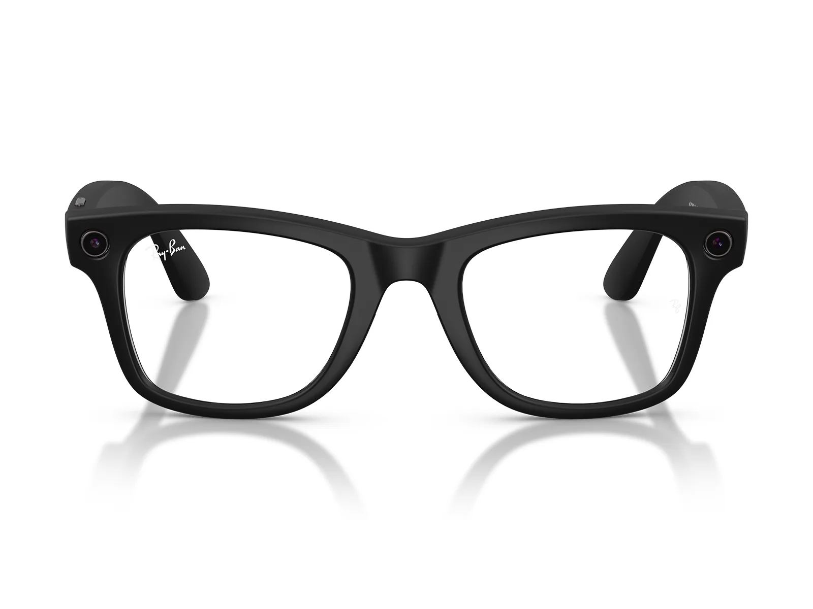 Gafas Ray-Ban Meta Wayfarer RW4012 601SSB marco negro mate y lentes transparentes